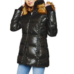 S13 Gramercy Puffer Coat in Black size Large